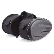 Waterproof Motorcycle Saddle Bags with Quick Release and Helmet Storage for Travel