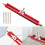 Drafting ruler, contour template for baseboards, shape measuring tool for carpentry and woodworking 3