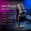 USB condenser microphone for gaming, computer recording microphone with RGB lighting for desktop use 2