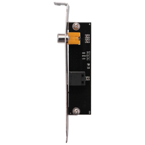 Digital audio output cable support for motherboard with SPDIF optical output and output plate