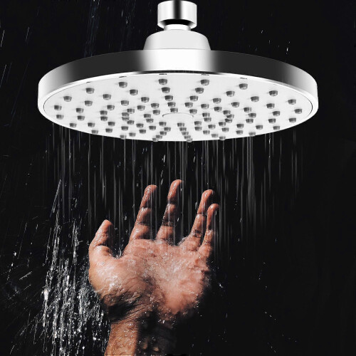Shower Head, 6 Inch Fixed Rainfall Design for High Water Pressure Systems 2