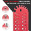 Portable thread gauge set for nuts and bolts 5