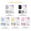 A6 PU Leather Budget Binder Marble Pattern Includes Stickers & Ruler 7