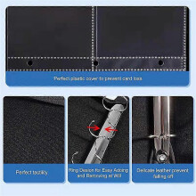 Raccoglitore per carte collezionabili con 900 tasche, raccoglitore a 9 tasche per riporre carte da gioco/football/baseball