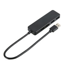 USB Hub Splitter, 4 Port USB Hub Ultra Slim Portable Multiport Expander High Speed Transmission Data Transfer Dock Adapter for Laptops Expansion
