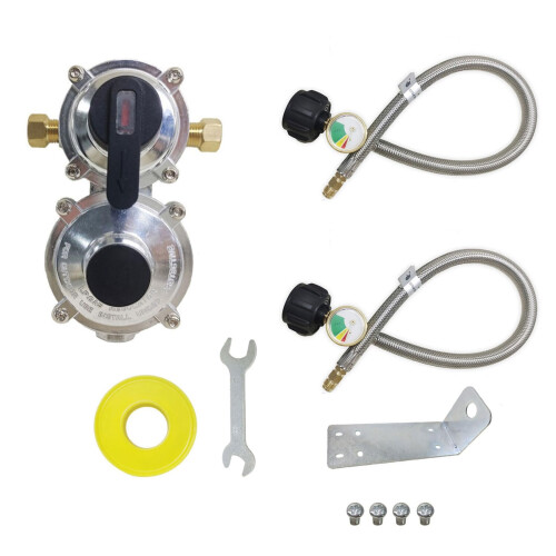 Grill Regulator Pressure Regulator Adjustable Pressure Regulator Valves Conversion Set for Grilling Ref: 5559