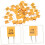 40pcs Ceramic Crystal Oscillator for TV Remote Control  Frequency Stability Replacement 5