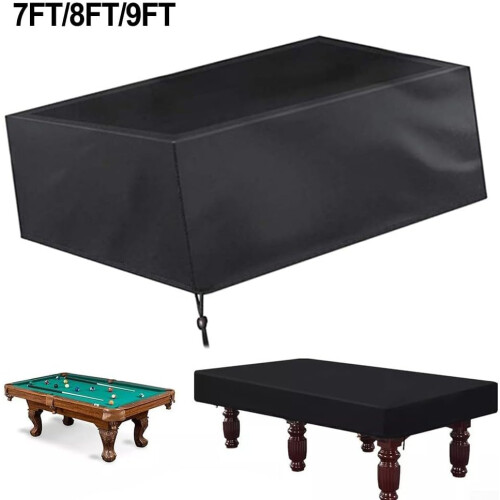 Waterproof Pool Table Cover 210D, 7 Feet, Easy Storage, Secure Fit 1