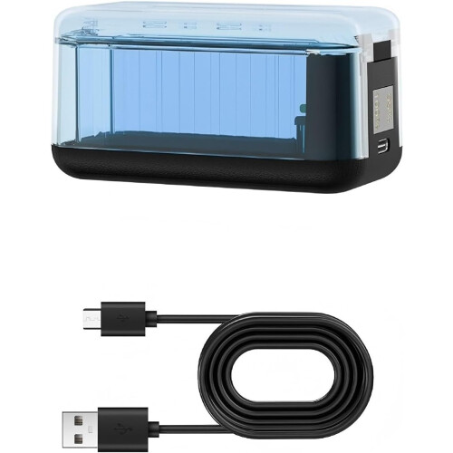 Action Camera Battery Charger with Fast USBC Charging, 3 Slot Compact Storage Case for GoPro 1