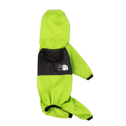 (Grün, 4XL) Hund Regenmantel Wasserdicht
