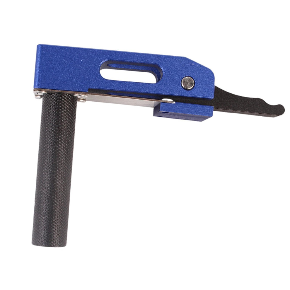 Woodworking Clamp Set Blue 4Piece Metal Construction For Craftsmanship 9347817165623
