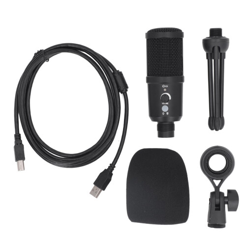 Πυκνωτικό μικρόφωνο USB Plug and Play Καρδιοειδές πολικό μοτίβο Ηχογράφηση στούντιο