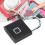 Waterproof Thumbprint Padlock 0.5s Unlock Black Holds 10 Prints USB 14