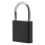 Waterproof Thumbprint Padlock 0.5s Unlock Black Holds 10 Prints USB 6