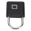 Waterproof Thumbprint Padlock 0.5s Unlock Black Holds 10 Prints USB 3