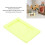 Rectangular Yellow Plastic Photo Frame for Instax Mini 3in Photos on Desktop 12