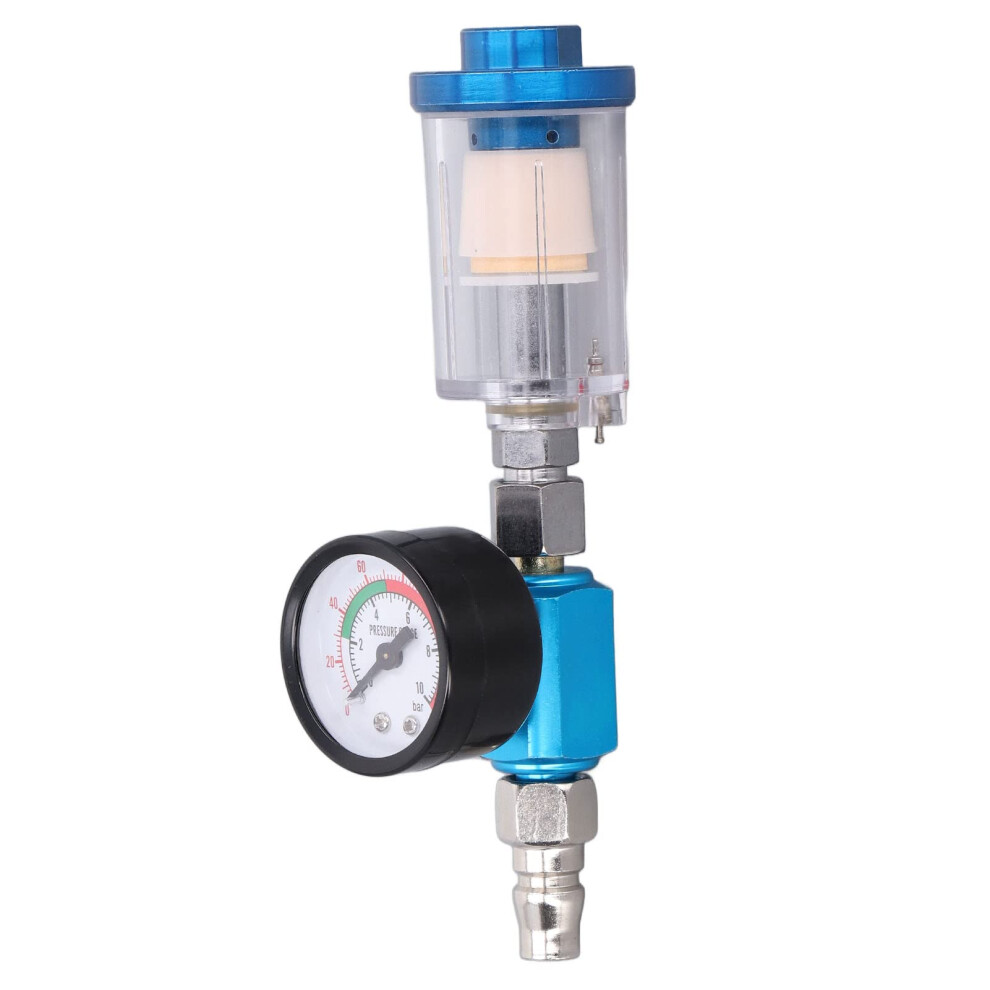 Spray Gun Air Regulator Precision Control Paint Pressure 1/4In Brass Lightweight 9347817960730