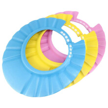 Baby Shower Cap 3 Pack Shield Adjustable Silicone Bathing Hat With Ear Protection For Toddlers Kids