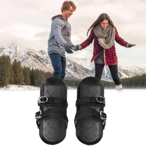 Short Ice Skates With Adjustable Lacing Mini Ski Skates For Ski Competitions 1