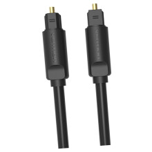 Optical Fiber Audio Cable For Speakers And Amplifiers Black Performance Connector Home Theater Systems