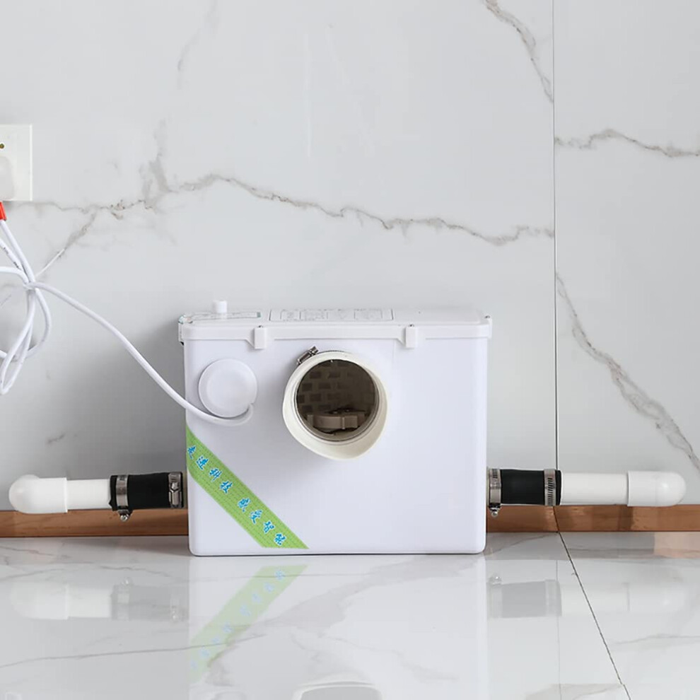 Sanitary Macerator Pump Car Disposal Crush Waste Water Bathroom Toilet Sink Electric Pulveriser Septic Device Sewage Lifter 220V (Floor Drain) 9382693653031