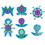 Gemstone Stacking Blocks  Wooden Pattern Building Blocks, Sparkling Gemstone Block Puzzle 5