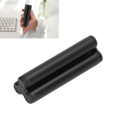 Fingertip Massage Roller Aluminium Alloy Handheld Stress Relief Toy Black