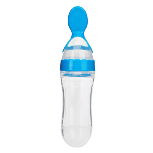90 ml Silikon Baby Kleinkind Fütterung Flasche mit 2