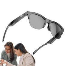 Smart Translator Glasses with RealTime AI Translation, Stereo Sound and Blue Light Protection for Travel