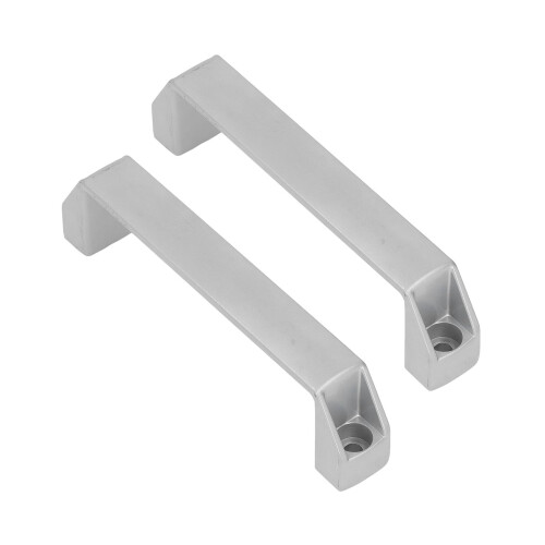 Aluminium Alloy Cupboard Handle Pull 180mm Hole Spacing Silver Finish