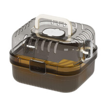 Hamster Carrier Cage, Travel Carrier, Small Animal Carrier, Lightweight with Wheel