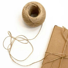 1mm14mm Natural Jute Twine Burlap String Hemp Rope Party Wedding Wrapping Cords Thread DIY Florists Craft Decoration 2mm 10meter Ref: 2590