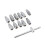 12 Pcs Steel Drain Plug Key Socket Set for Engine, Gearbox & Axle 3