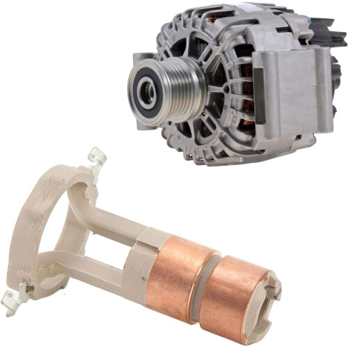 Alternator Slip Ring 2894867 Copper Short Slip Ring for Valeo Alternators, Default 2