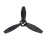 12 Propellers Props Replacement Parts Blades for  Bebop 2 Drone Black White 5