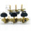 3X Left Right Classical Guitar String Tuning Pegs Machine Heads Tuners Keys 3L3R Professional Guitar Accessories,Black 7