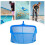 Swimming Pool Skimmer, Fine Mesh Leaf Net, Reinforced Rake Frame, HeavyDuty Cleaning Tool 2