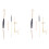 2X Brass Violin Luthier Tools Kit Violin Sound Post Set Sound Post Installation Tool,Violin Making Repair Tools 1