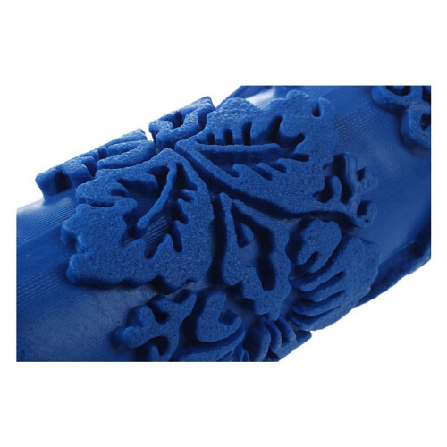 2X Paint Roller with Decorative Motifs for Machine Designs Flowers /  15 Cm 2