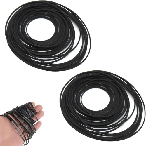 Turntable Belt Compatible for Various Models, Turntable Recorder, Rubber Strap, Multiple Sizes Ref: 3538 1