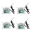 4X W1209  12V Thermostat Temperature Control  Thermometer Controller with Digital LED Display with Case 1