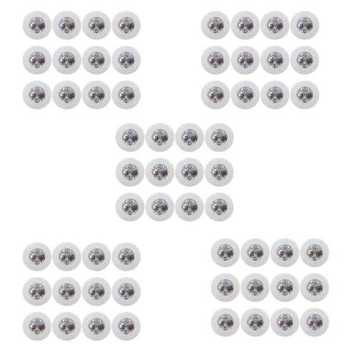 LED Coaster,60 Pack Light  Coasters,LED Bottle Lights,LED Sticker Coaster Discs Light  for Flash Light  Cup