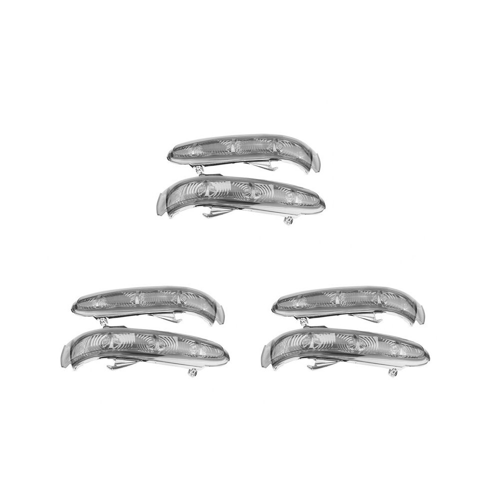 3X Pair Rear View Side Mirror Lamp Indicators Turn Signal For S/Cl Class W220 W215 1999-2003 Smoke Light 6031844398569