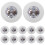 LED Coaster,60 Pack Light  Coasters,LED Bottle Lights,LED Sticker Coaster Discs Light  for Flash Light  Cup 2