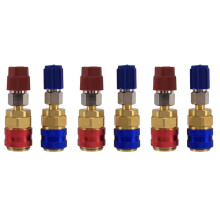 3X Hoch und Niedrig Seite Erweiterung Adapter R134A Freon Schnell Kupplung Adapter Automotive Klimaanlage Zubehör für für
