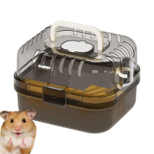 Hamster Carrier, Breathable Travel Carrier Lightweight Portable with Exercise Wheel