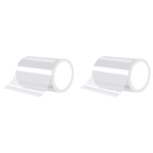 2X Protezione per Mobili Anti Graffio di Gatto - Protezione per Divano su un Lato per Gatti, Nastro Adesivo per Gatti 0,4 mm X 20 cm X 3 Metri