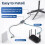 Replacement Cable Adapter Satellite Ethernet V2 Shell Antenna IP68 Waterproof 3