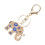 Μπρελόκ Lucky Elephant Rhinestone για γυναίκες, τσάντα αυτοκινήτου, γούρι, κρύσταλλο, στρας, 6