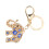 Μπρελόκ Lucky Elephant Rhinestone για γυναίκες, τσάντα αυτοκινήτου, γούρι, κρύσταλλο, στρας, 3